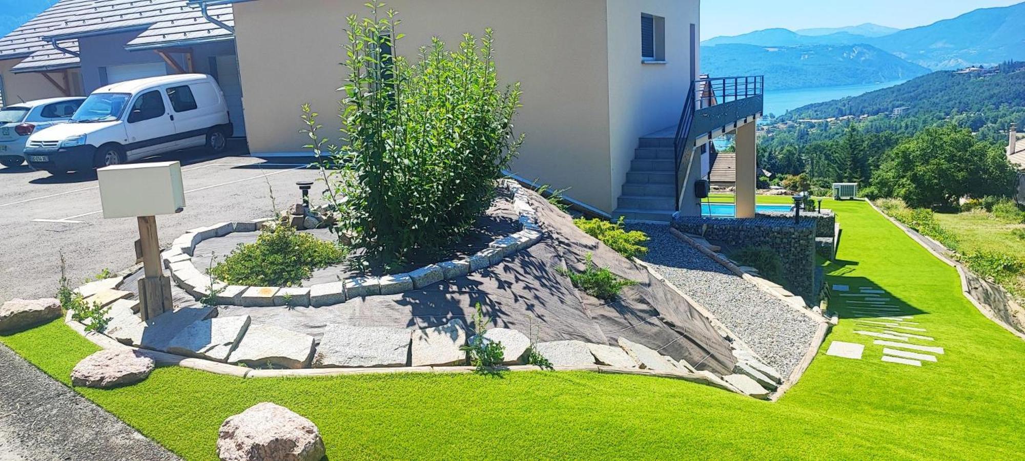 Chambre Vue Lac Av Piscine Prunières Exterior foto